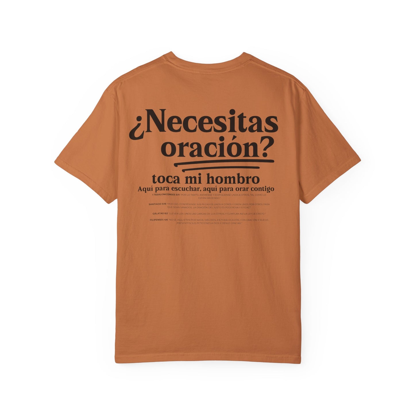 Spanish Unisex Need Prayer?  Tap My Shoulder Pray Together Tee