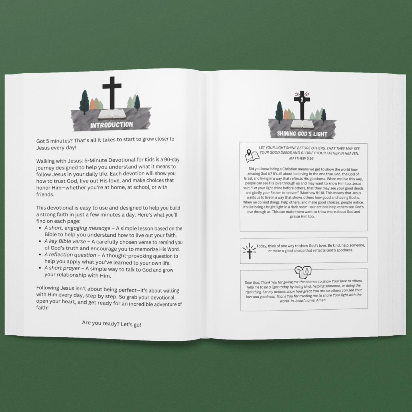 Walking with Jesus: 5-Minute Devotional for Kids: 90-Day Interactive Devotions for Children Who Want to Follow Jesus