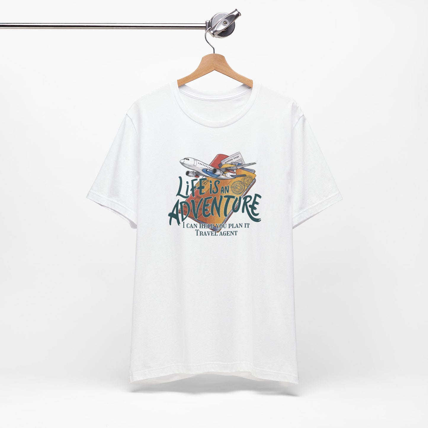 Travel Agent Unisex Tee - Life is an Adventure Shirt