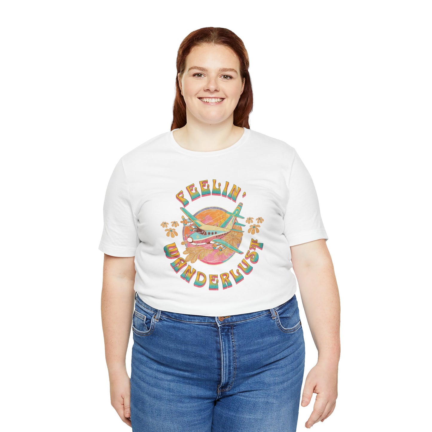 Feeling  Wanderlust Groovy Retro Tee