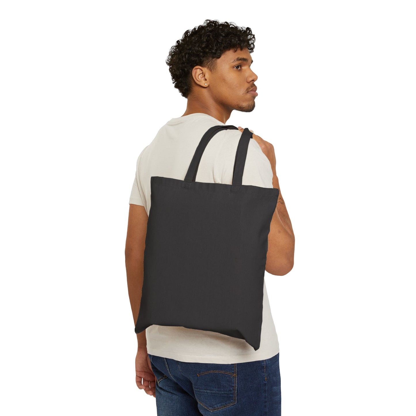 Spanish Need Prayer? Tap my Shoulder Cotton Canvas Tote