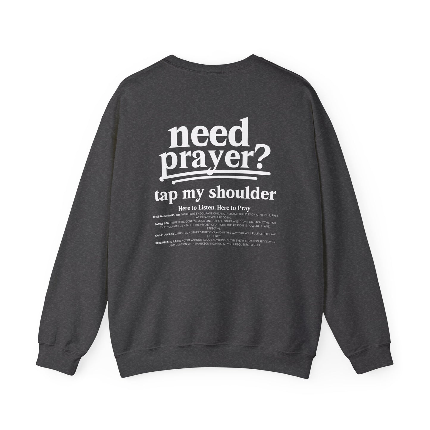 Unisex Inspirational Need Prayer? Tap My Shoulder We Can Pray Trendy T-shirt