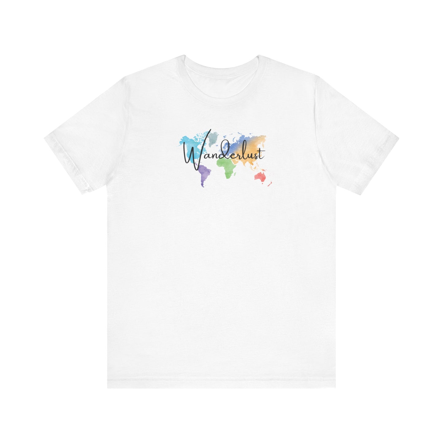 Wanderlust Globe Tee- Multi-Color