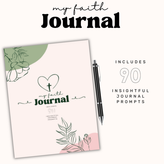 Journey Closer to God: Christian Journal with 90 Insightful Prompts & Bible Verses