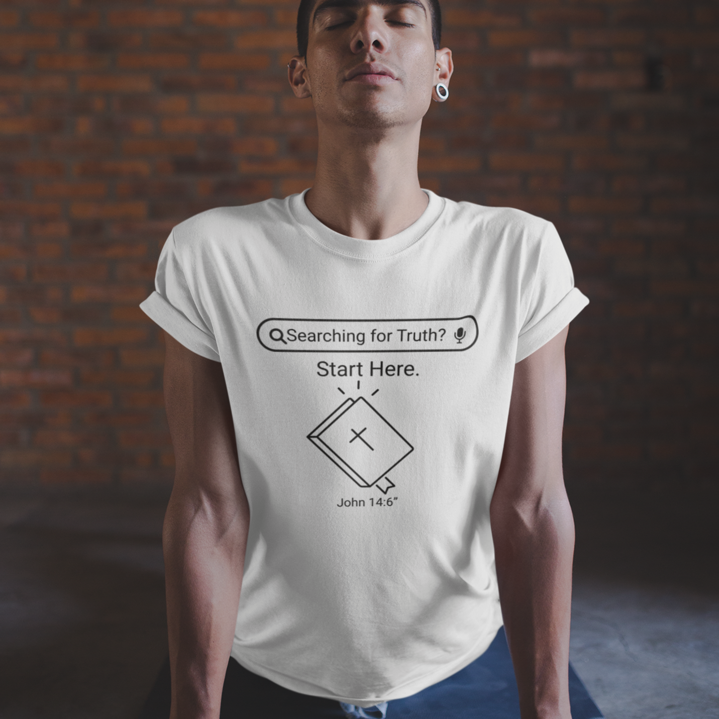 Searching for Truth? Start with Bible Christian T-shirt