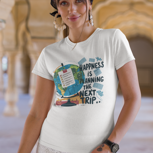 Happiness is Planning the Next Trip Unisex T-Shirt