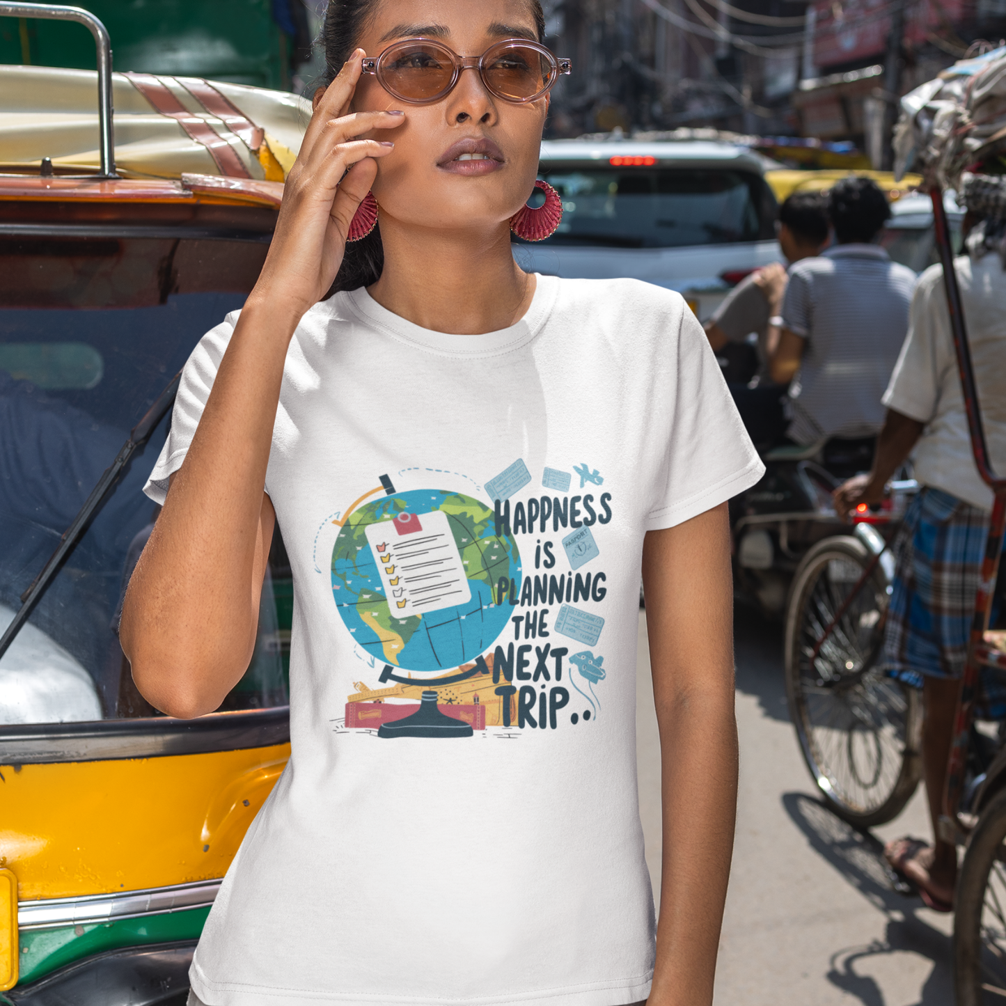 Happiness is Planning the Next Trip Unisex T-Shirt
