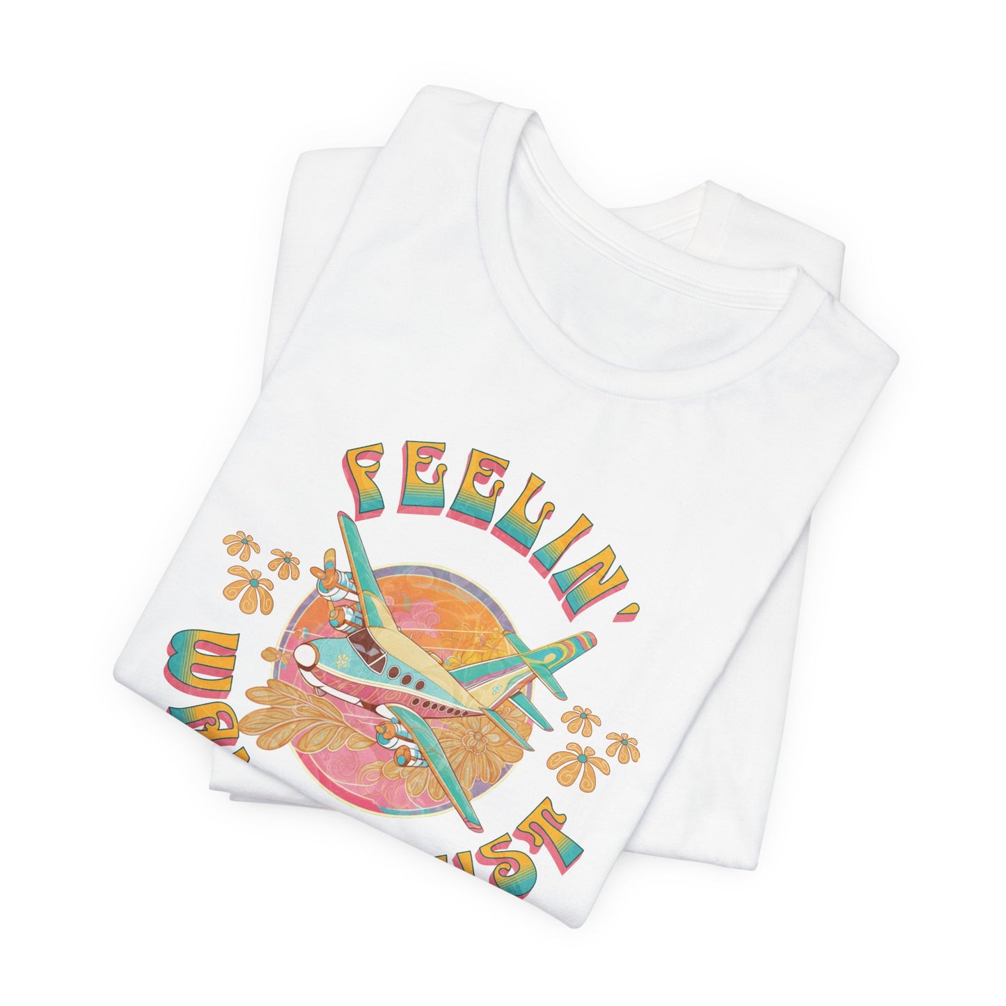 Feeling  Wanderlust Groovy Retro Tee