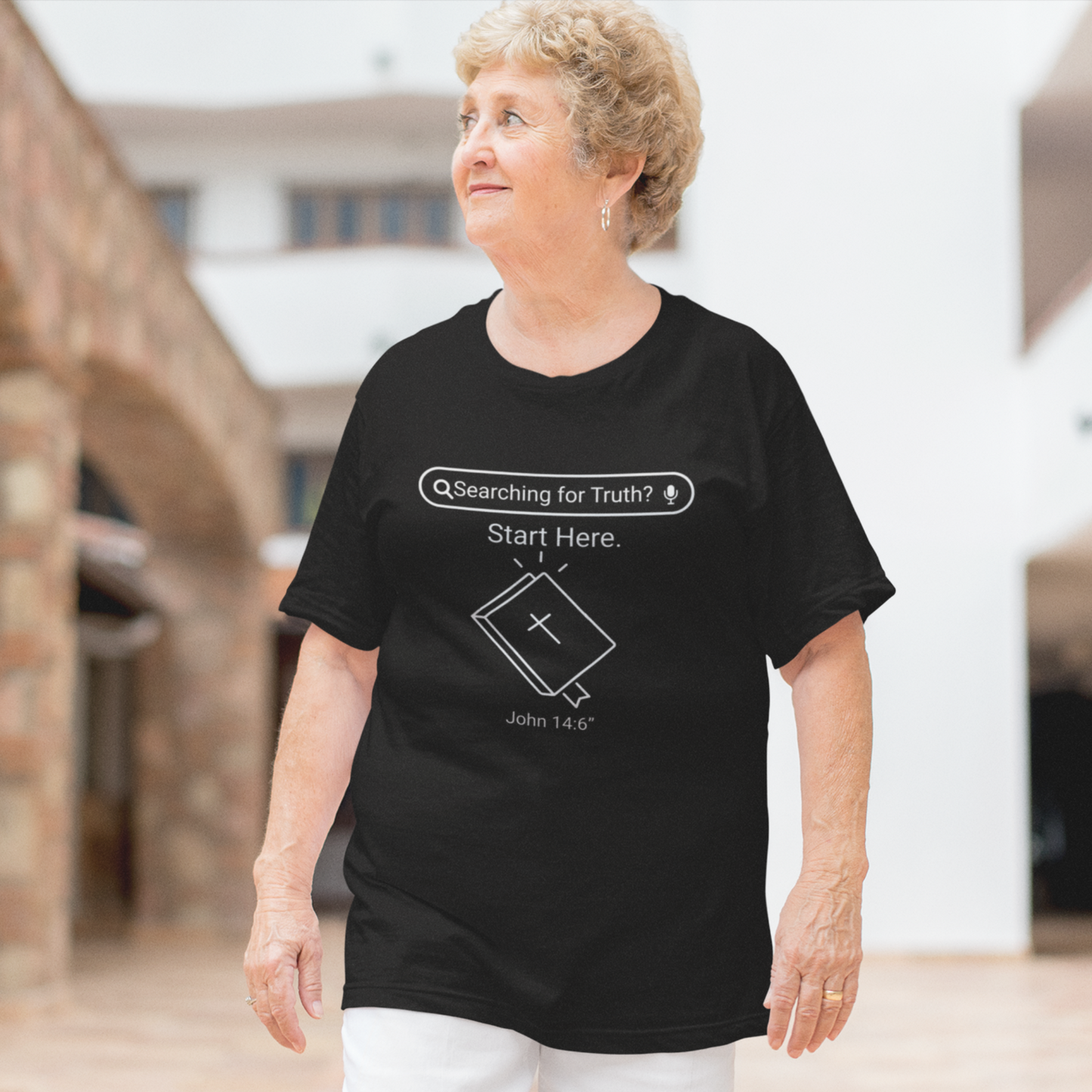 Searching for Truth? Start with Bible Christian T-shirt