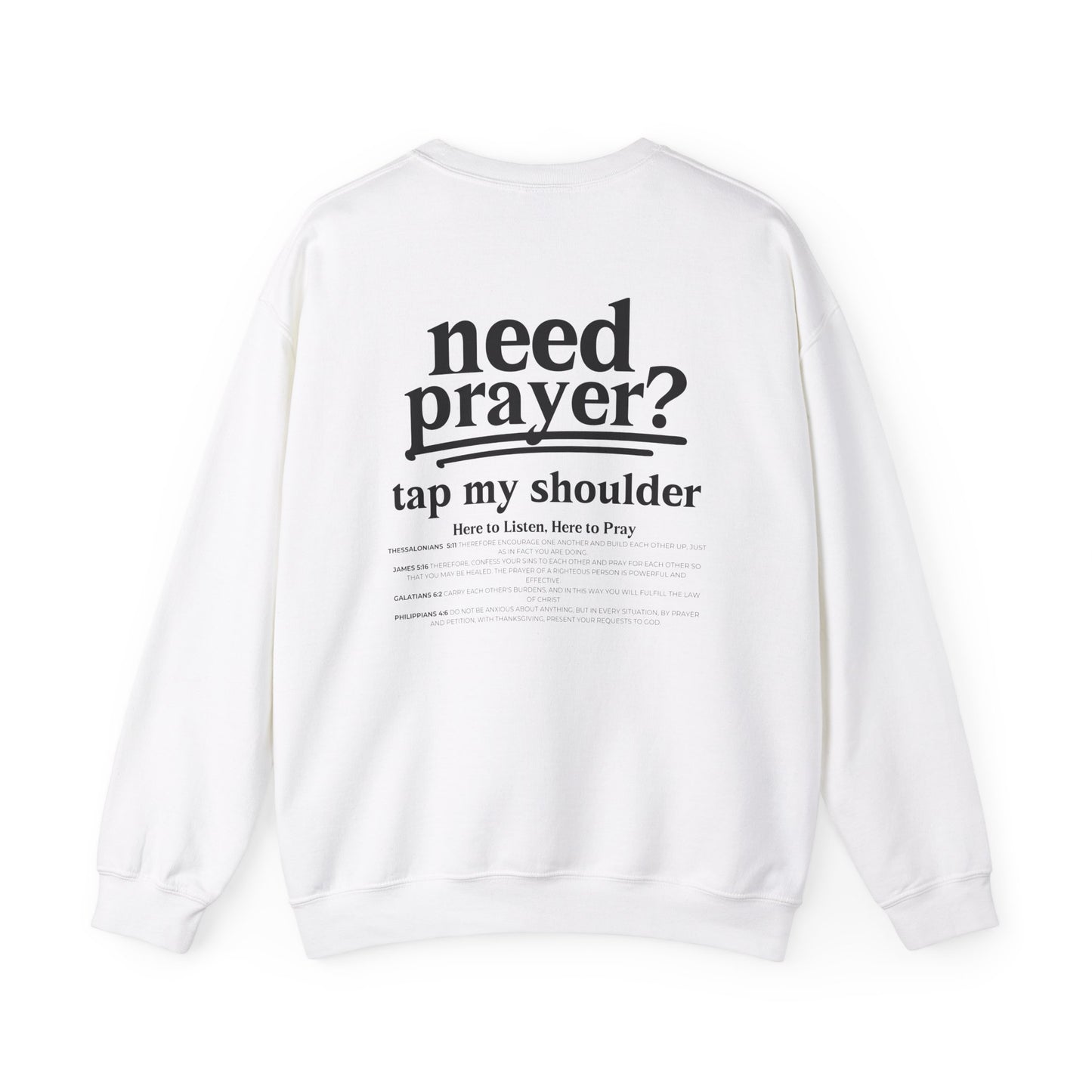 Unisex Inspirational Need Prayer? Tap My Shoulder We Can Pray Trendy T-shirt
